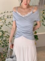 Layered Lace Tee - Image 2