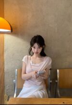 Layered Lace Tee - Image 8