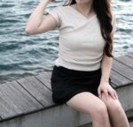 Ribbed Wrap Top - Image 8