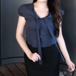 Office Ribbon Blouse - Image 9