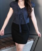 Office Ribbon Blouse - Image 11