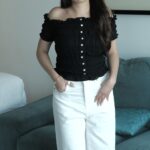 Ruffle Offshoulder Top - Image 10