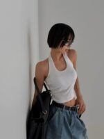 Dotted Halter Bra Top - Image 7