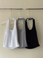 Dotted Halter Bra Top - Image 11