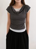 Layered Drape Top - Image 9