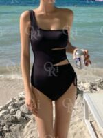 Asymmetric One-Shoulder Swimsuit - Image 4