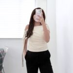 Side Ribbon Offshoulder Top - Image 11