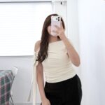 Side Ribbon Offshoulder Top - Image 12