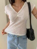 Wrinkle Twisted Top - Image 2