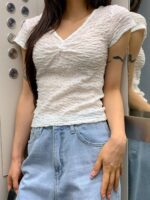 Wrinkle Twisted Top - Image 3