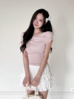 Soft Drape Rib Top - Image 5