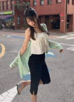 French Lace Bow Top - Image 9