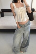 French Lace Bow Top - Image 12