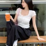 Ribbon Crinkle Top