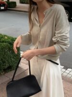 [Premium] OUNCE Round Seamless Cardigan - Image 9
