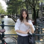 [Premium] OUNCE Pintuck Shirring Blouse