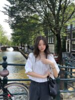 [Premium] OUNCE Pintuck Shirring Blouse - Image 5