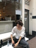 [Premium] OUNCE Pintuck Shirring Blouse - Image 6