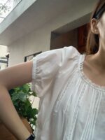 [Premium] OUNCE Rowen Half Blouse - Image 9