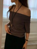 [Premium] OUNCE Le Off-Shoulder Tee - Image 7