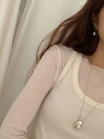 [Premium] OUNCE May Ribbed Long Sleeve Tee - Image 2