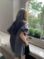 [Premium] OUNCE Maroon Plaid Shirt - Image 9