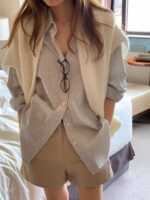 [Premium] OUNCE Maroon Plaid Shirt - Image 21
