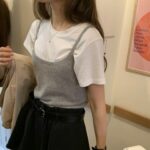 [Premium] OUNCE Layered Raccoon Sleeveless Knit