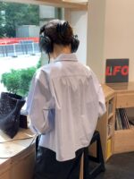 [Premium] OUNCE Formal Cropped Shirt - Image 2