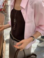 [Premium] OUNCE Formal Cropped Shirt - Image 9