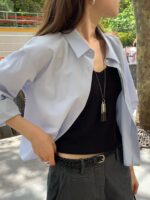 [Premium] OUNCE Formal Cropped Shirt - Image 14