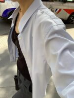 [Premium] OUNCE Formal Cropped Shirt - Image 10