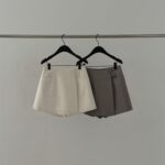 [Premium] Front Wrap Wool Skorts