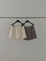 [Premium] Front Wrap Wool Skorts - Image 3