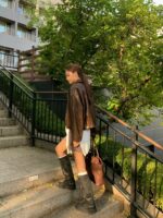 [PREMIUM] Sleek Leather Bomber - Image 2