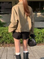 [PREMIUM] Sleek Leather Bomber - Image 3