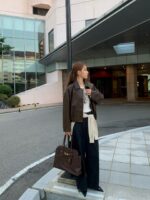 [PREMIUM] Sleek Leather Bomber - Image 4