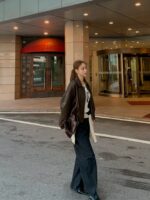 [PREMIUM] Sleek Leather Bomber - Image 8