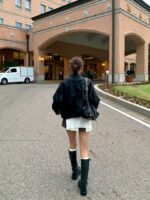 [PREMIUM] Sleek Leather Bomber - Image 12