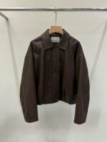 [PREMIUM] Sleek Leather Bomber - Image 44