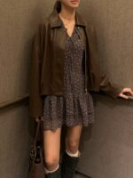 [PREMIUM] Sleek Leather Bomber - Image 19