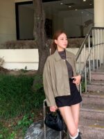 [PREMIUM] Sleek Leather Bomber - Image 23