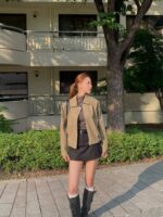 [PREMIUM] Sleek Leather Bomber - Image 32