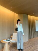 [PREMIUM] The Tie-Neck Wool Cardigan - Image 4