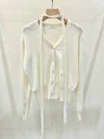 [PREMIUM] The Tie-Neck Wool Cardigan - Image 29