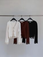 [PREMIUM] Floral Eyelet Cardigan - Image 24