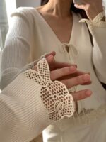 [PREMIUM] Floral Eyelet Cardigan - Image 13