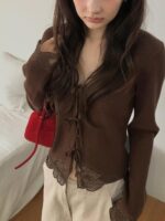 [PREMIUM] Floral Eyelet Cardigan - Image 17