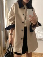 [PREMIUM] Contrast Collar Coat - Image 4