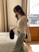 [PREMIUM] Ribbed Pleat Cardigan - Image 12